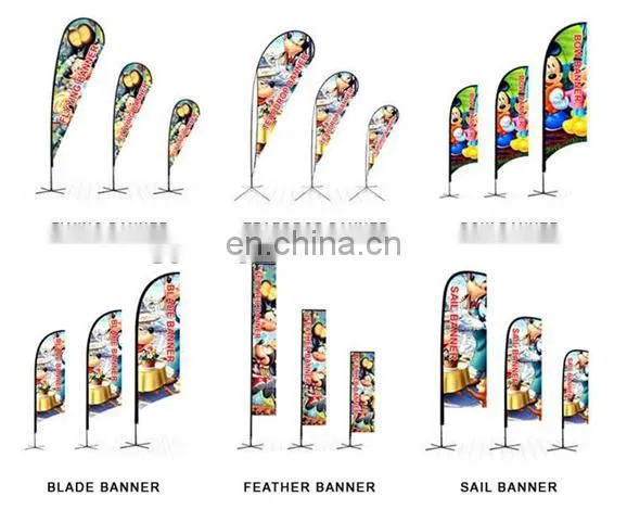 Outdoor Advertising Beach Flag, Feather Flag , Advertising Flags And Banners