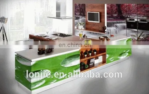 Double head 2 meter size Glass uv faltbed printer