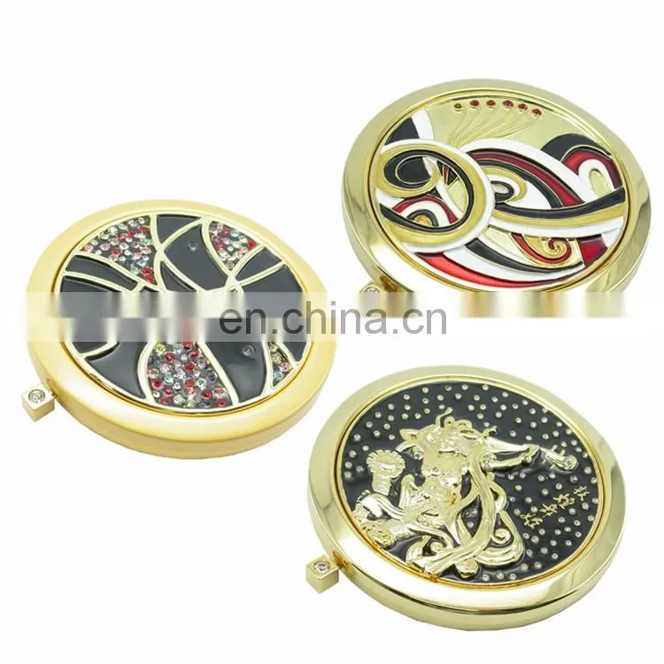 Cheap sea shell shaped pocket mirror for promotion