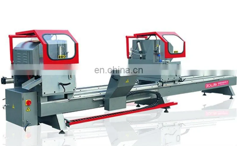 Latest Window and Door Machinery Double Head Mitre saw for Cutting Aluminum and PVC Profile