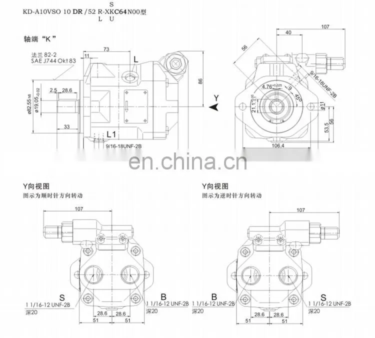 A10VSO18DFR1/31R-PPA12N00 variable high pressure plunger piston pump
