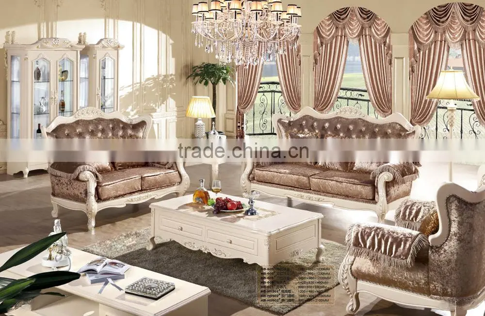 living furniture set Floral pattern fabric sofa Fabric upholstery sofa floral sofa set