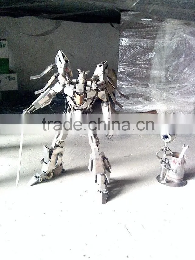 iron sculpture Sentinel Prime cast iron western decor