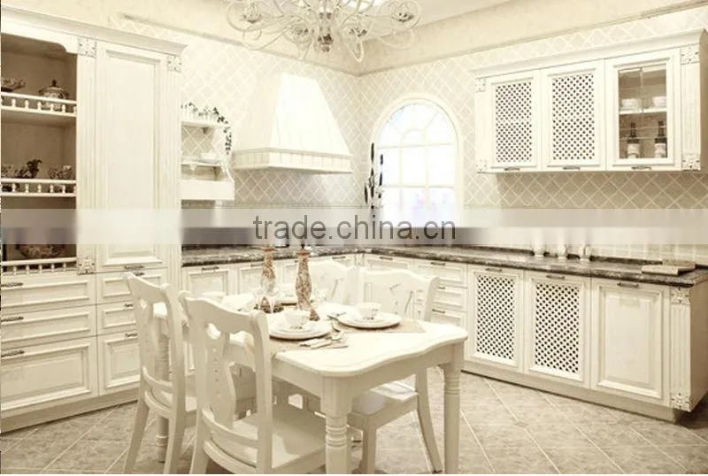 Neoclassic Solid Wood Kitchen Cabinet (CDY046)