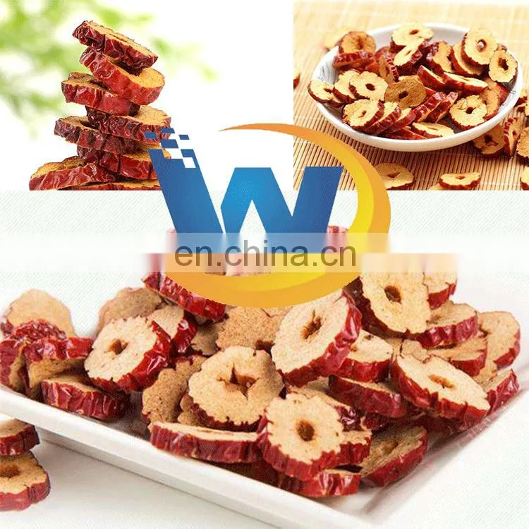 Automatic Date, jujube,olive, plums slicing slicer cutter cutting Machine
