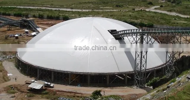 Space frame used dome storage building by china supplier