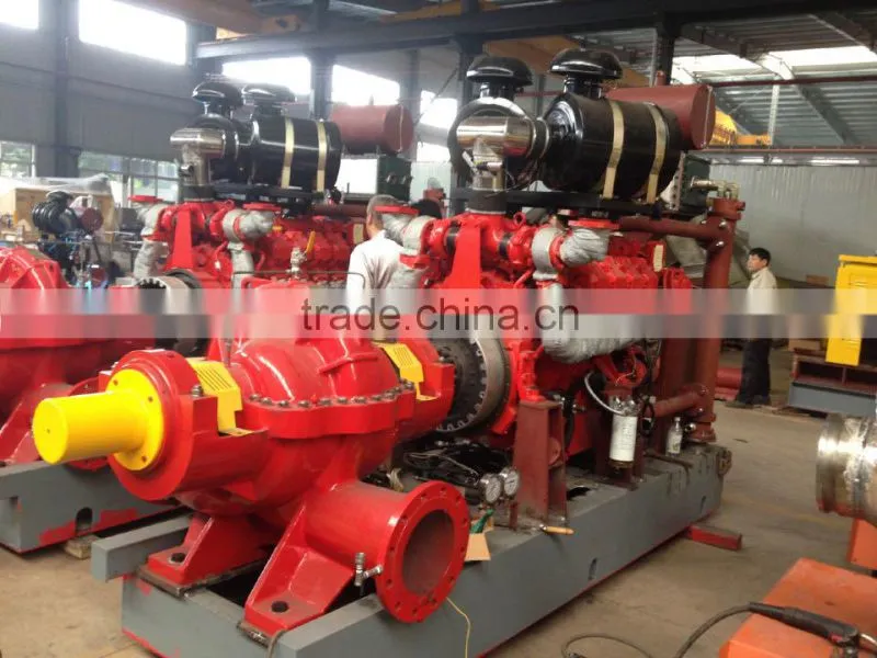 factory price diesel driven fire fighting pump