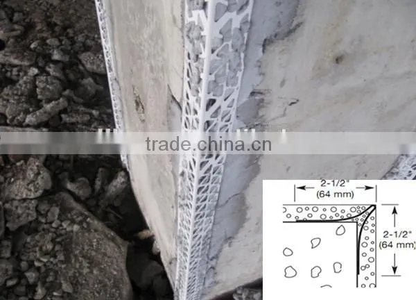 PVC corner bead/fiberglass mesh corner bead