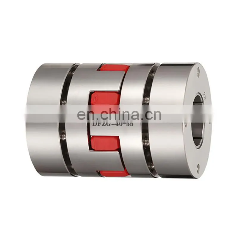 DFZG Stainless Steel Plum Flower Locking Assemblies Flexible Shaft Coupling Series Spider Jaw Coupling