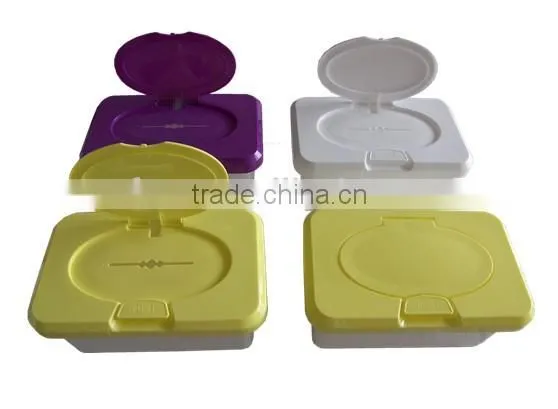 plastic baby wet wipes box, Recyclable PE container