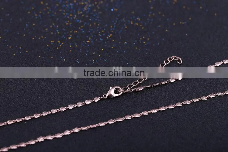 China wholesale chain gold jewellery long fashion chain & coffee gold plated link chain