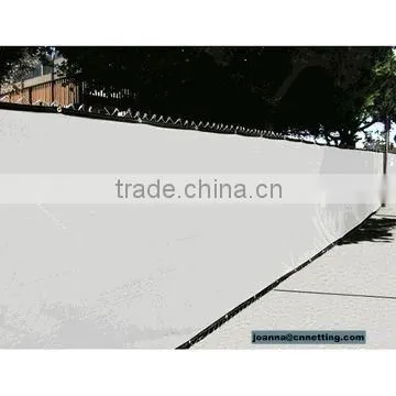HEAVY DUTY WHITE FENCE SCREEN MESH TARP