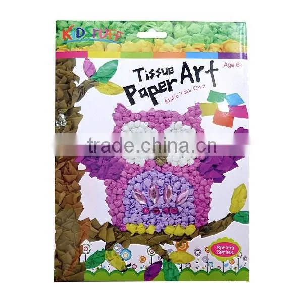 Cheap tissue paper art fly angel for kids