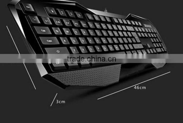 Hot Wired Colorful LED Backlight Mechanical Portable Gaming Keyboard