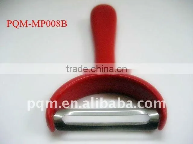 Passing food grade convenient used Y shape red veggie peeler 008B