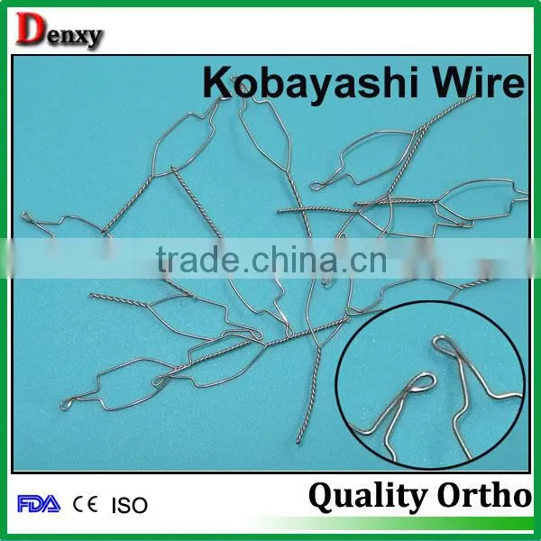 SS/Niti dental orthodontic Kobayashi Wire arch wire