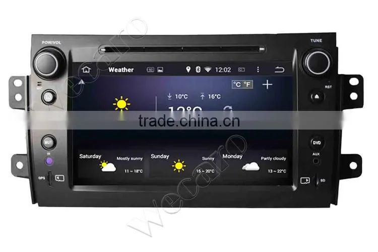 Wecaro WC-SS8081 Android 4.4.4 car dvd player touch screen for suzuki sx4 car audio android GPS 2006 - 2012