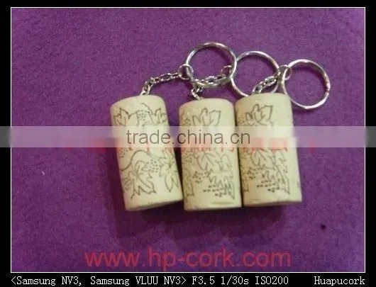 Cork Key Chain/Cork Key Ring