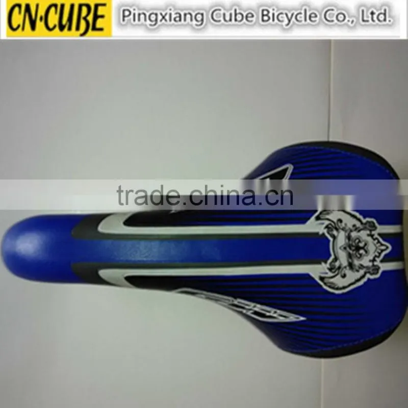custom bicycle saddle ,PU steel colorful mountain bicycle saddle