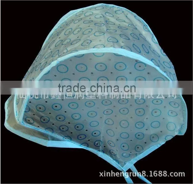 Disposable PVC Bull's Eye Frosting Tipping Cap for hair salon