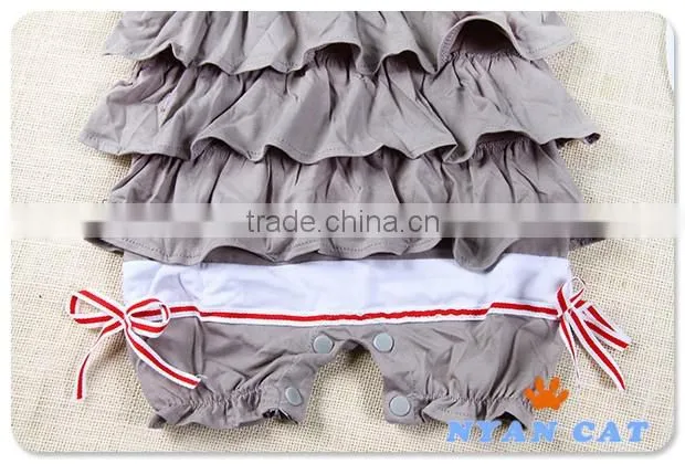 Hot Sale Summer Girl Cloth Cute Infant&Toddler Clothing Kids Girls' Clothes Baby Girl Strap Cupcake Jumpsuits Baby Girl Rompers