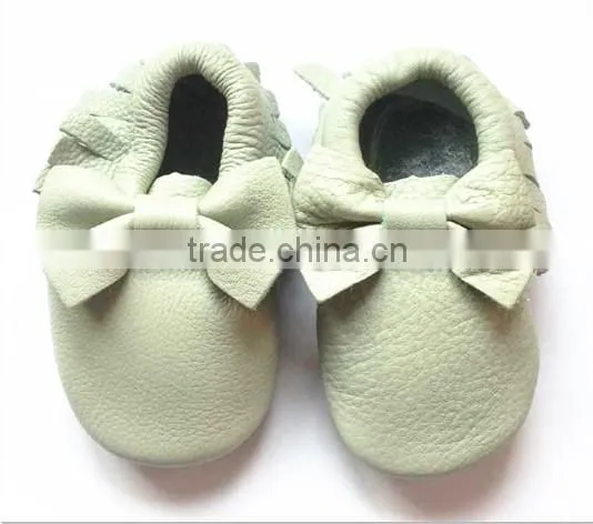 Hot Sale 2016 Fashion Style Tassel Toddler Shoes Leather Toddler Baby Shoes Bow Section Tassel Shoes