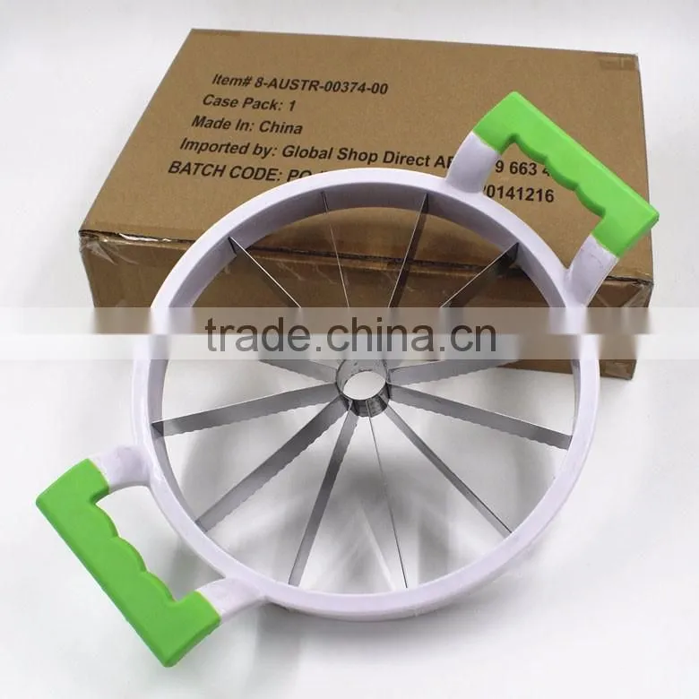 2016 hot selling stainless steel 304 watermelon slicer and cutter