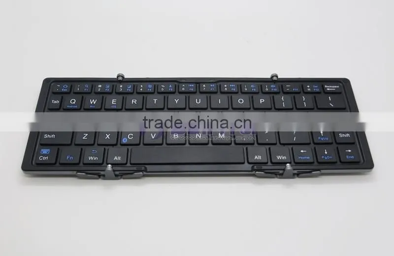 Folding Mini Ultra-thin WirelessBluetooth Keyboard For Smartphone Tablet PC Compatible with iOS Android Window System