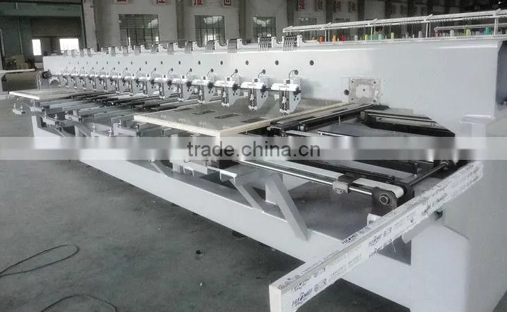 6needles 15heads flat embroidery machine