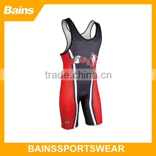 pink wrestling singlet&infant wrestling singlet