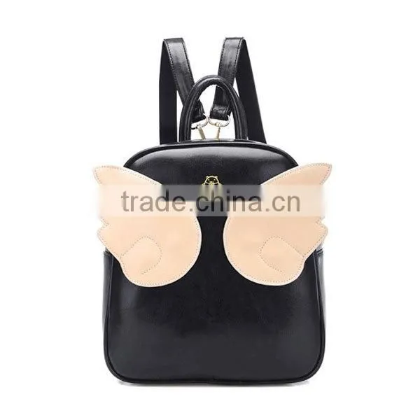 Cute small backpack the best ladies match item with changable wings