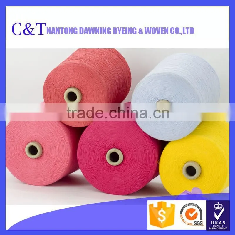 Affordable 32S/2 100% polyester color dyed yarn