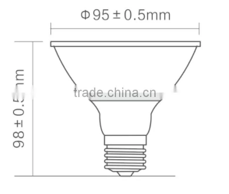 PAR30 12W LED Epistar/Samsung LED chip, CE ROHS CERTIFIED
