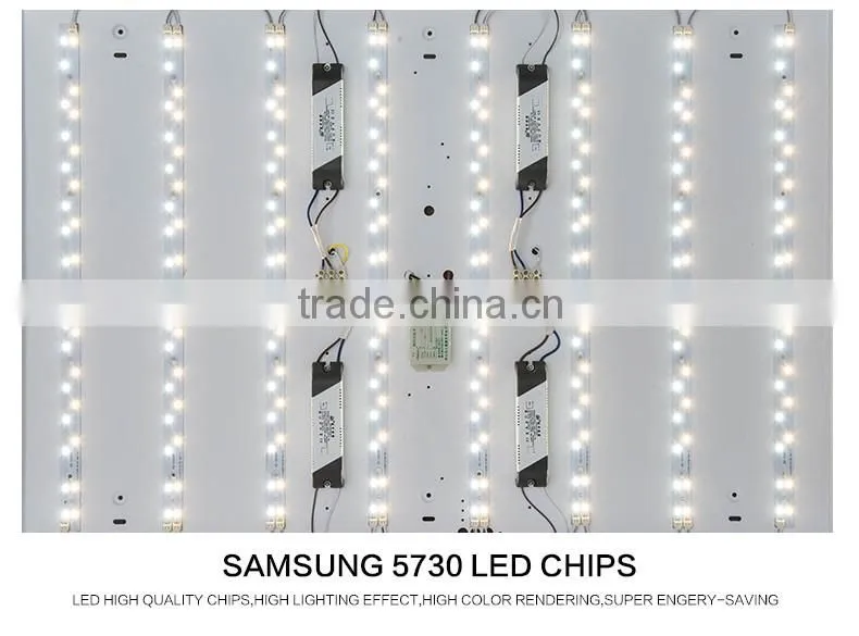 Modern led flush mount ceiling light golden color for residential