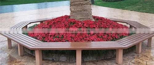 high quality anti-skidding corrosion-resistant wood plastic composite garden flower box