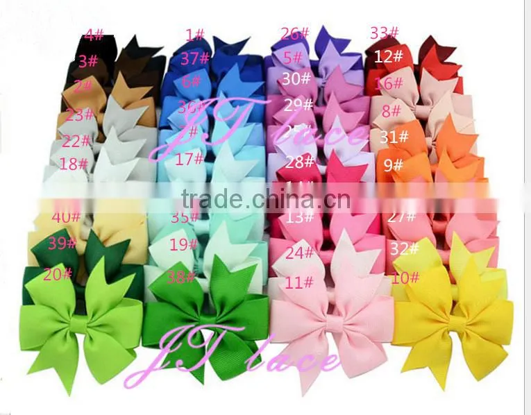 Navy /White butterfly accessories- pale hair bow- large hair bow - holiday hair bow decorate