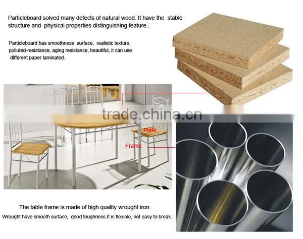 Foshan furniture wood dinner table designs 4 seater model restaurant round dining table set