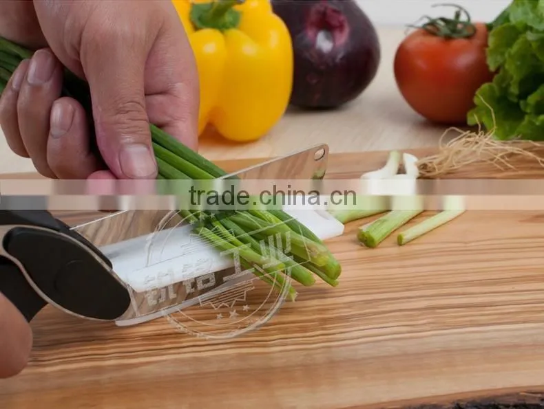 Clever Cutter 2-in-1 Food Chopper - Replace your Kitchen Knives and Cutting Boards