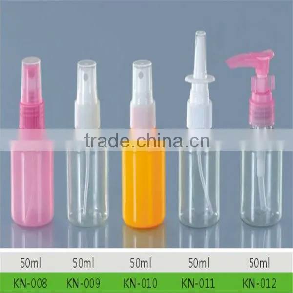 hdpe plastic throat spray bottle with aerosol spray pump 10ml