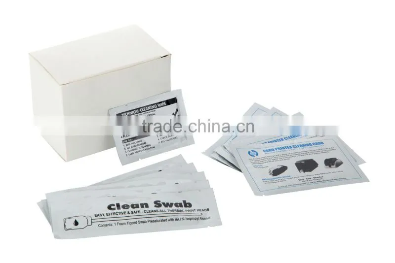 A5011Evolis DustClean Cleaning Kit include cleaning cards/swabs/wipes
