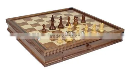 2014 wooden chessboard chess game set checkerboard
