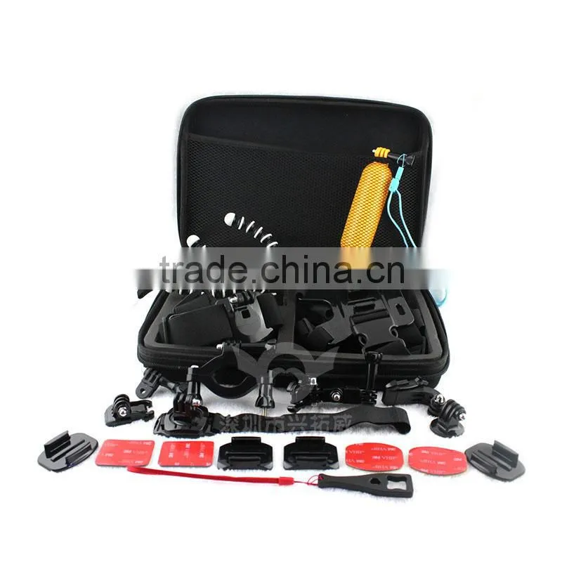 Wholesale Camera accessories kit for Go Pro , floaty Bobber, Monopod and Suction Cup Mount for Gopro hero 4/3+/3/2/1