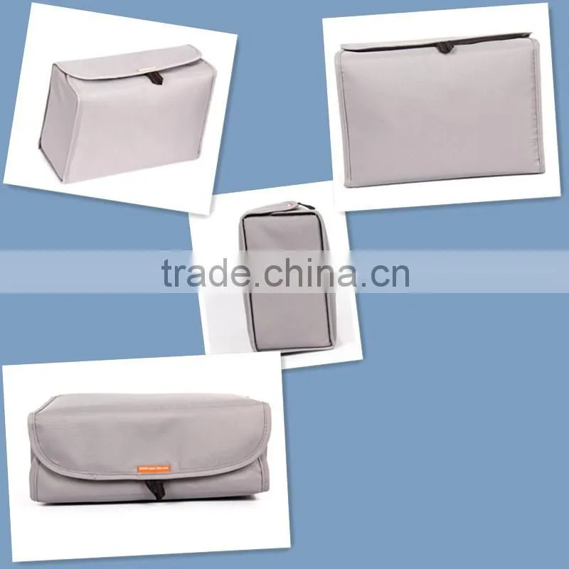 Grey Camera bag insert padded camera case for dslr camera