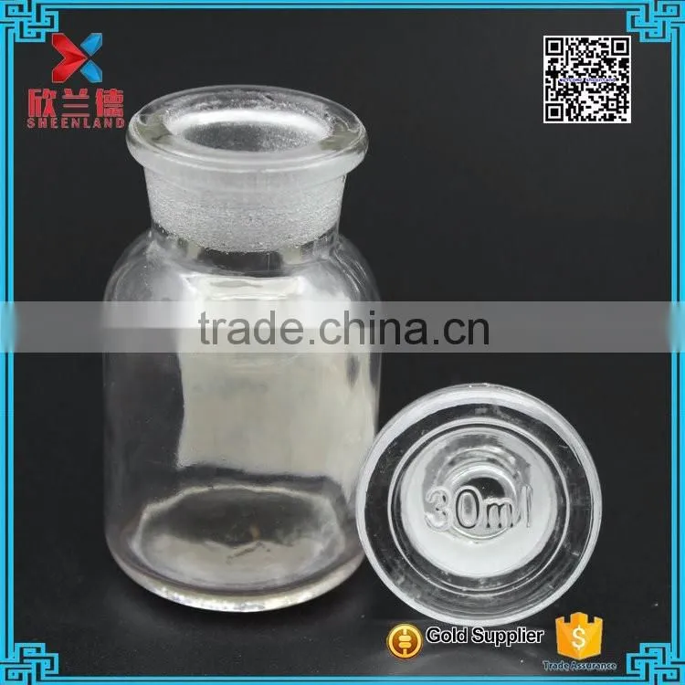 wholesale 30ml APOTHECARY PHARMACEUTICAL CLEAR GLASS BOTTLE