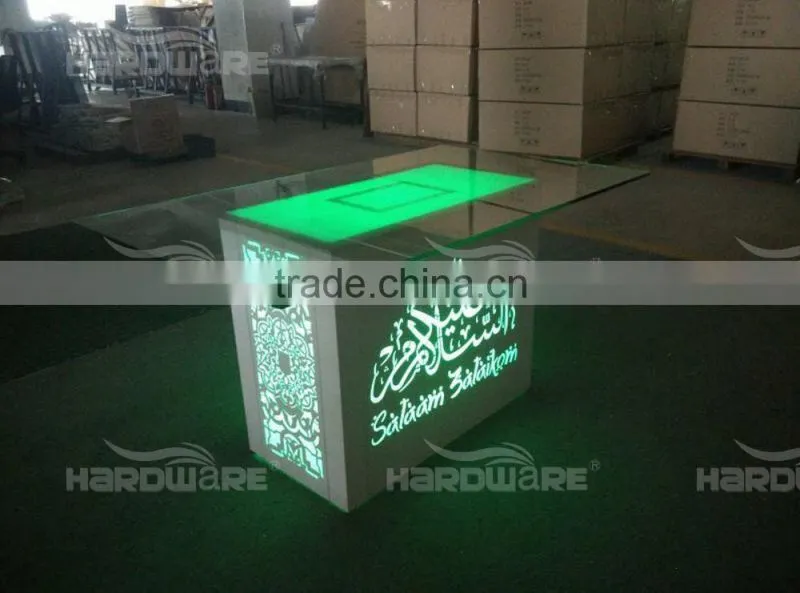 arab events led light reception table wedding hi table welcome table