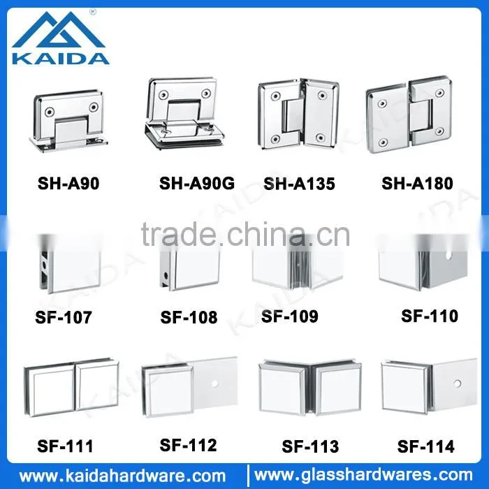 Glass corner patch fittings