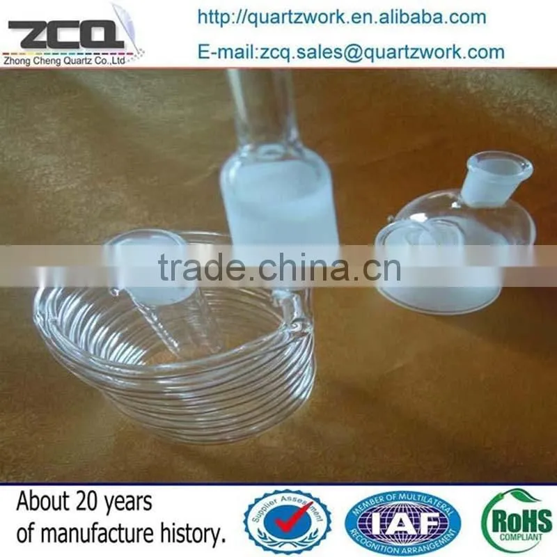 Custom-Designed Dull Polishing Quartz Irregular Laboratorial Ware
