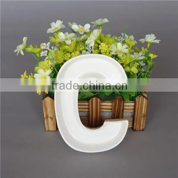 ceramic dish letters alphabet