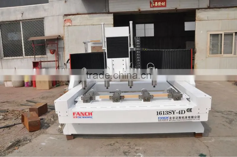 four heads rotary cnc router 1600*1300