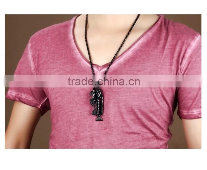 professional stainless steel jewelry making supplies special gift fish design pendant